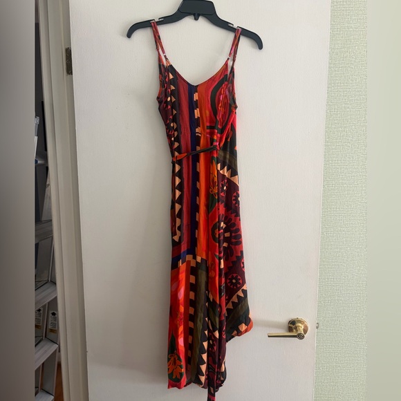 NEW Farm Rio x Anthropologie Hanky Wrap Dress XS Ret: $230 - Picture 4 of 10